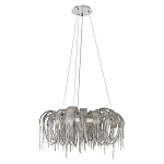 Люстра круглая подвесная с металлическими дугами и длинными цепочками 80 см Atlantis Chain варинант исполнения - 2 | Loft Concept в Ульяновске