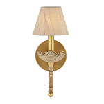 Бра из кованого железа с отделкой плетеной веревкой и сусальным золотом Parisian Style варинант исполнения - 4 | Loft Concept в Ульяновске