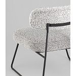 Кресло лаунж Kate букле серый варинант исполнения - 3 | Loft Concept в Ульяновске