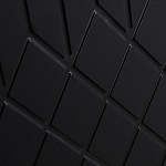 Комод черный округлой формы с рельефным фасадом Black Cut варинант исполнения - 5 | Loft Concept в Ульяновске