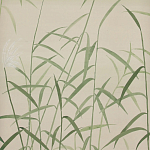 Обои ручная роспись Wild Grasses Special Colourway on Bleached Silver slub silk варинант исполнения - 2 | Loft Concept в Ульяновске