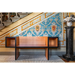 Дизайнерская скамейка  Canton  Beech and Black Bench варинант исполнения - 5 | Loft Concept в Ульяновске