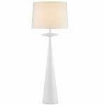 Торшер белый с фигурным каркасом Bleached Element варинант исполнения - 1 | Loft Concept в Ульяновске