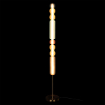 Торшер с разноцветными стеклянными цилиндрами и шарами Eclecticism  варинант исполнения - 1 | Loft Concept в Ульяновске