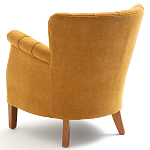 Кресло велюровое на ножках из массива ясеня Jessie Armchair варинант исполнения - 4 | Loft Concept в Ульяновске