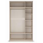 Шкаф 3-х дверный с зеркальными дверями Satin Furniture варинант исполнения - 3 | Loft Concept в Ульяновске