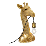 Настольная лампа в детскую Жираф в золотом костюме варинант исполнения - 1 | Loft Concept в Ульяновске