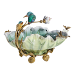 Чаша в виде листка лотоса с птицами Eden Garden варинант исполнения - 4 | Loft Concept в Ульяновске