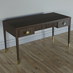 Письменный стол Elsa Dreams Walnut Шпон дерево с двумя ящиками варинант исполнения - 2 | Loft Concept в Ульяновске