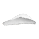 Подвесной светильник с асимметричным волнообразным абажуром и фактурной бахромой по краю Tactile Line варинант исполнения - 10 | Loft Concept в Ульяновске