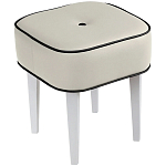 Квадратный мягкий пуф на белых ножках Winton Pouf Square варинант исполнения - 21 | Loft Concept в Ульяновске