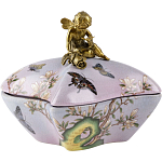 Фарфоровая шкатулка Butterflies and an angel варинант исполнения - 2 | Loft Concept в Ульяновске