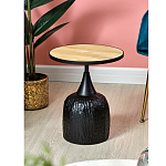 Приставной столик с факутрным черным основанием Ethiopia варинант исполнения - 6 | Loft Concept в Ульяновске