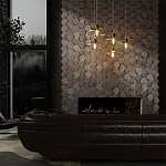 Гипсовая 3D панель с принтографией PM-47 варинант исполнения - 1 | Loft Concept в Ульяновске