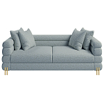 Дизайнерский Диван Lancaster Серо-голубое букле варинант исполнения - 3 | Loft Concept в Ульяновске