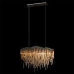 Люстра подвесная с металлическими цепочками и изогнутыми металлическими дугами 72 см Atlantis Chain варинант исполнения - 3 | Loft Concept в Ульяновске