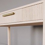 Элегантная Консоль Primo с выдвижным ящиком Светлый дуб варинант исполнения - 3 | Loft Concept в Ульяновске