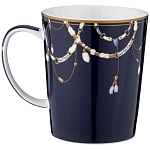 Кружка из фарфора синяя с изображением лошади 400 мл Porcelain Horse Set варинант исполнения - 1 | Loft Concept в Ульяновске
