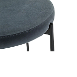 Стул металлический с мягкой спинкой и сиденьем из велюра Alfie Chair варинант исполнения - 7 | Loft Concept в Ульяновске