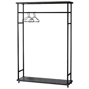 Рейл Lowery Grey Industrial Metal Rust Clothes Rail