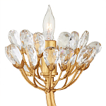 Люстра золотая в виде растения Golden Flower Glade варинант исполнения - 2 | Loft Concept в Ульяновске