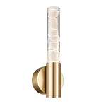 Бра c цилиндрическим прозрачным плафоном с имитацией из кубиков льда Freezing варинант исполнения - 2 | Loft Concept в Ульяновске