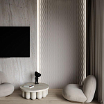 Гипсовая 3D Панель M-16 варинант исполнения - 1 | Loft Concept в Ульяновске