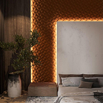 Гипсовая 3D Панель M-43 варинант исполнения - 1 | Loft Concept в Ульяновске