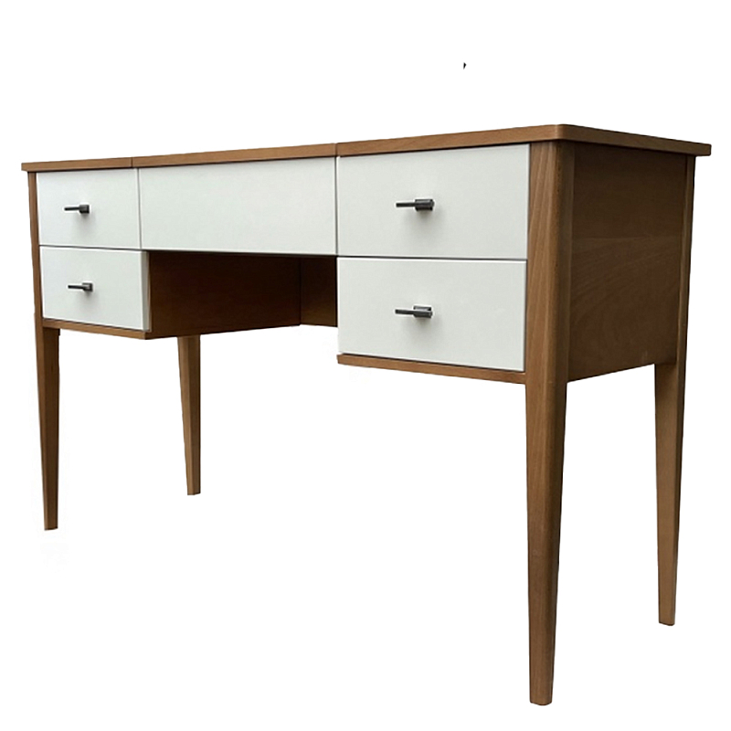 Стол письменный из массива бука Tasteful Furniture Table Коричневый Слоновая кость  в Ульяновске | Loft Concept 