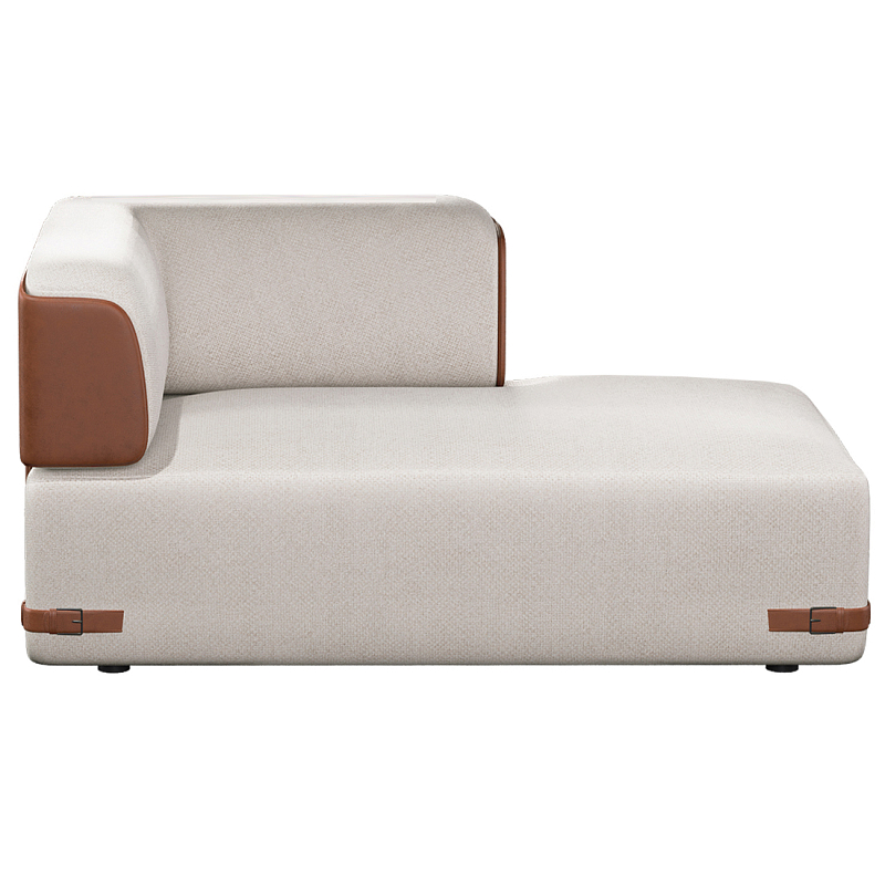 Кушетка Richmond  Молочный Коричневый в Ульяновске | Loft Concept 