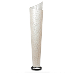 Торшер из перламутра на металлическом каркасе Indonesian Spiral варинант исполнения - 1 | Loft Concept в Ульяновске