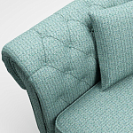 Мебельная ткань Шенилл бирюзовый цвет 142 см T4-61 варинант исполнения - 10 | Loft Concept в Ульяновске