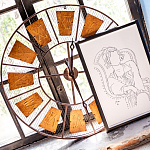 Часы настенные из металла в стиле лофт Clock with History варинант исполнения - 3 | Loft Concept в Ульяновске