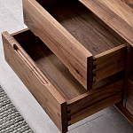 Тумба под телевизориз массива дерева TV Stand made of Walnut Wood варинант исполнения - 7 | Loft Concept в Ульяновске