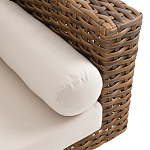 Трехместный садовый диван из плетеного пластика Matteo варинант исполнения - 3 | Loft Concept в Ульяновске