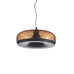 Подвесной светильник с стеклянным плафоном LED 42W 3000K Glass Textured Lampshade варинант исполнения - 2 | Loft Concept в Ульяновске