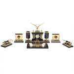 Настольный письменный набор из яшмы и долерита в подарочной упаковке Manager Organizer варинант исполнения - 3 | Loft Concept в Ульяновске