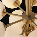 Люстра круглая со стеклянными сферами Maleficent варинант исполнения - 3 | Loft Concept в Ульяновске