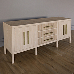 Буфет Primo с тремя ящиками и двумя фасадами Светлый дуб варинант исполнения - 2 | Loft Concept в Ульяновске