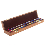 Нарды настольные из натурального камня лазурит и долерит Backgammon from Stone варинант исполнения - 9 | Loft Concept в Ульяновске