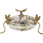 Блюдо фарфоровое Полет стрекоз Jita варинант исполнения - 1 | Loft Concept в Ульяновске