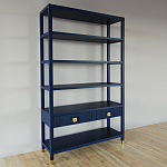 Стеллаж с двумя ящиками Elsa Dreams Blue варинант исполнения - 1 | Loft Concept в Ульяновске