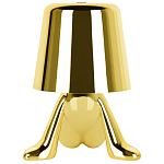 Настольная лампа фигурная цвета золото с гладким абажуром Высота 17 см Sophia варинант исполнения - 6 | Loft Concept в Ульяновске