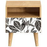 Прикроватная тумба с изображением на ящике Elise Nightstand варинант исполнения - 19 | Loft Concept в Ульяновске