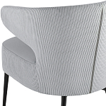 Современное мягкое кресло на металлических ножках Rakush Grey варинант исполнения - 7 | Loft Concept в Ульяновске