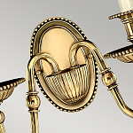 Бра с 2-мя бежевыми абажурами в классическом стиле Hinkley варинант исполнения - 5 | Loft Concept в Ульяновске