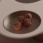 Журнальный столик фигурный со стеклянной столешницей Table Drop варинант исполнения - 6 | Loft Concept в Ульяновске