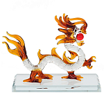 Декоративная стеклянная статуэтка Дракон Glass Dragon Statuette варинант исполнения - 3 | Loft Concept в Ульяновске