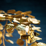 Люстра золотая с декором в виде веток эвкалипта Eucalyptus Branches варинант исполнения - 6 | Loft Concept в Ульяновске