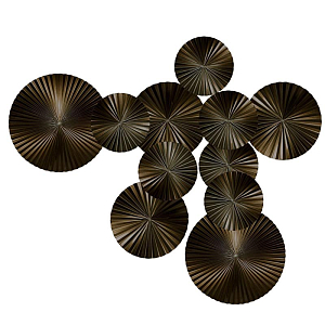 Арт-объект Apollo Brown Wall Plaque Disc 11